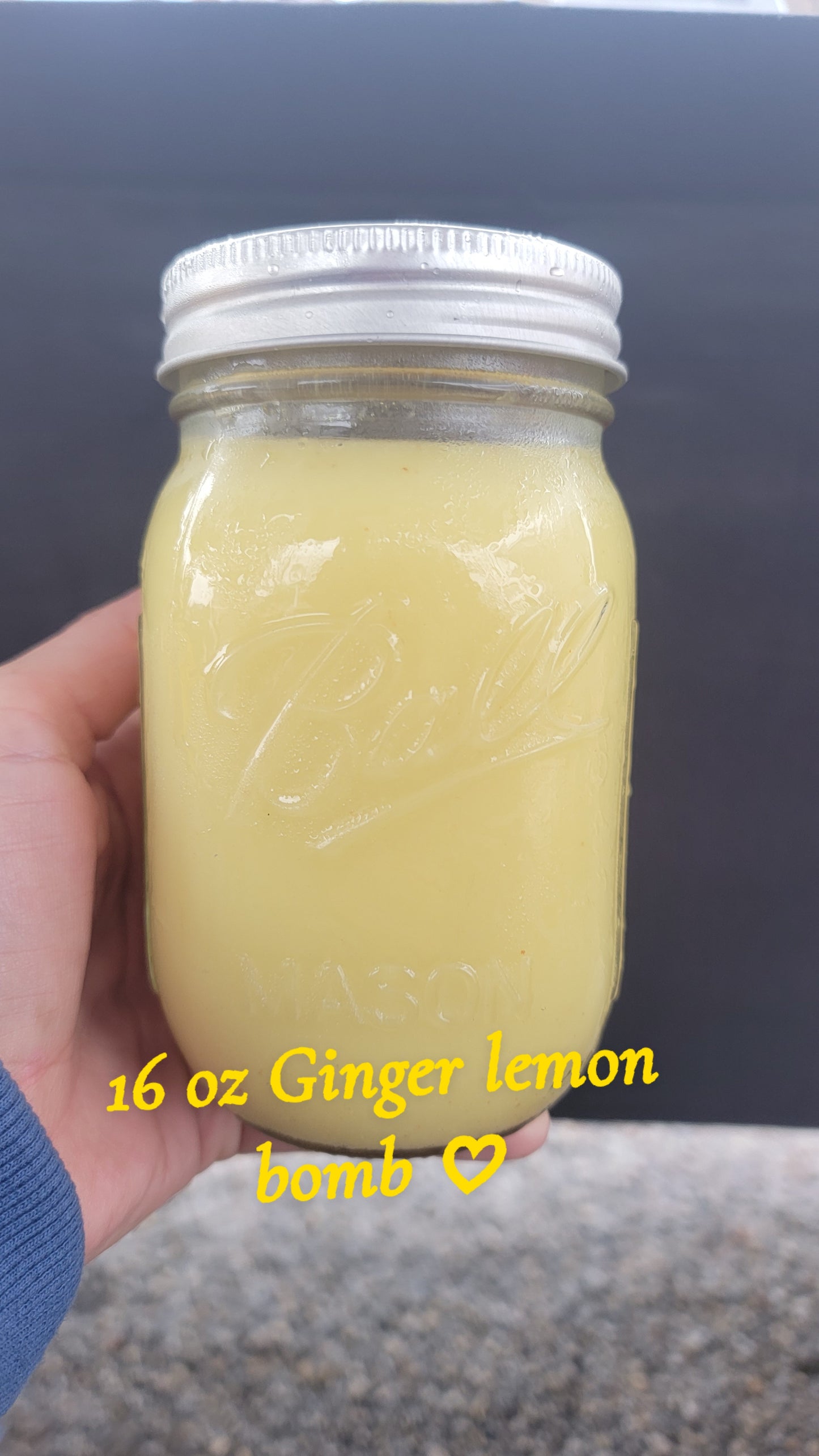 Ginger Lemon Bomb Jar
