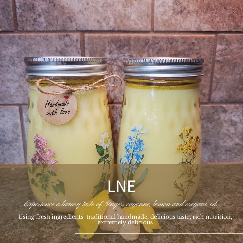 Ginger Lemon Bomb Jar